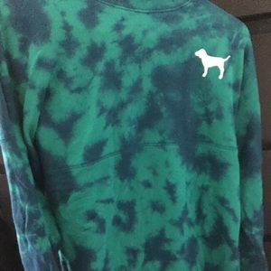 Tye die pink victoria secret long sleeve